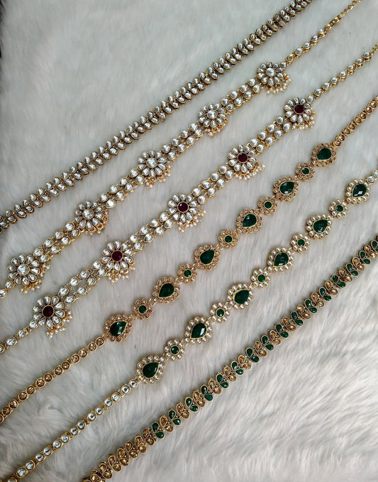 Waist Chain Kundan Belly Sari Saree Chain Indian Jewelry Jewellery Kamarbandh Kamarband Belt/Indian Body Chain Jewellery/Kundan waist belt