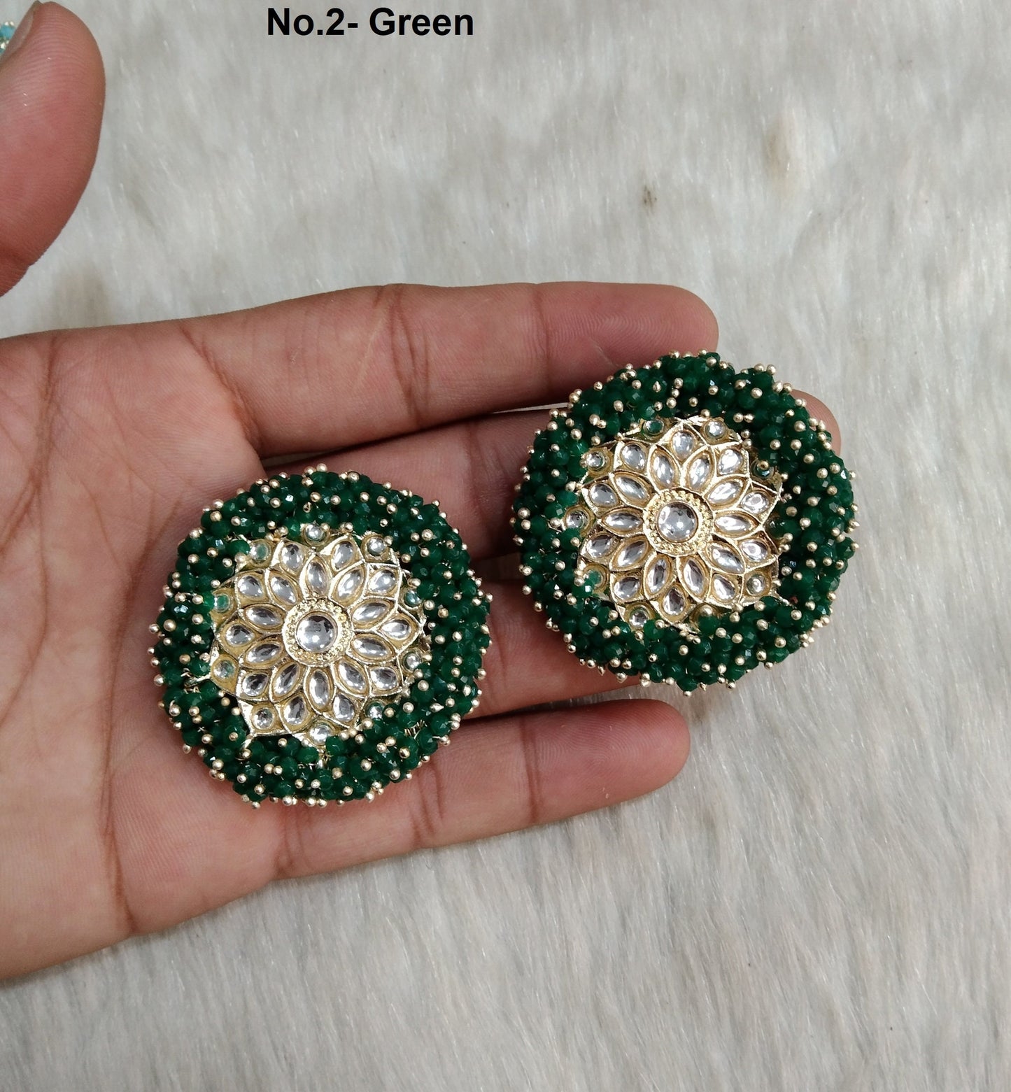 Stud Earrings Indian Jewellery/Indian Stud Earrings/Gold kundan stud earrings/Indian Tops Earrings Jewellery/Bollywood stud earrings