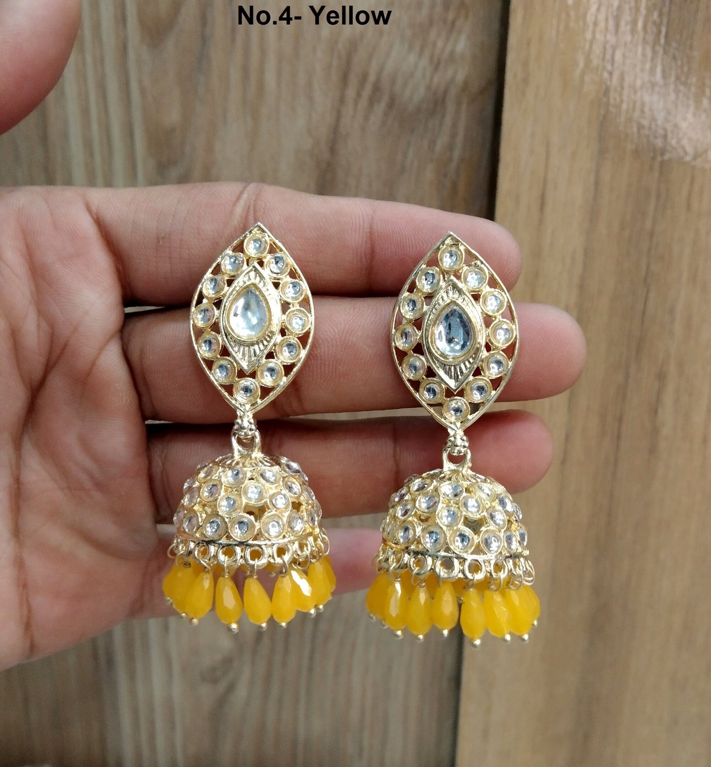 Indian Jhumka Earrings Jewelry/Indian Jewelry pink, black , yellow Jhumka diljit Earrings