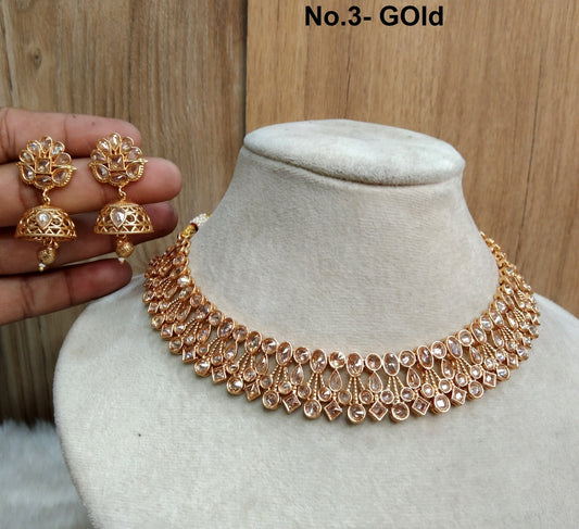 Indian  Jewellery/gold necklace Set/Bollywood Gold Indian Jewelry Jewellery Set brazil /Bridesmaid jewellery sets