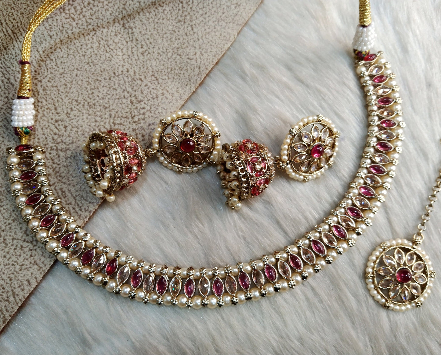 Indian Jewellery/Dark gold  necklace Set/Bollywood Gold Indian  Jewellery Set /jewellery sitara sets