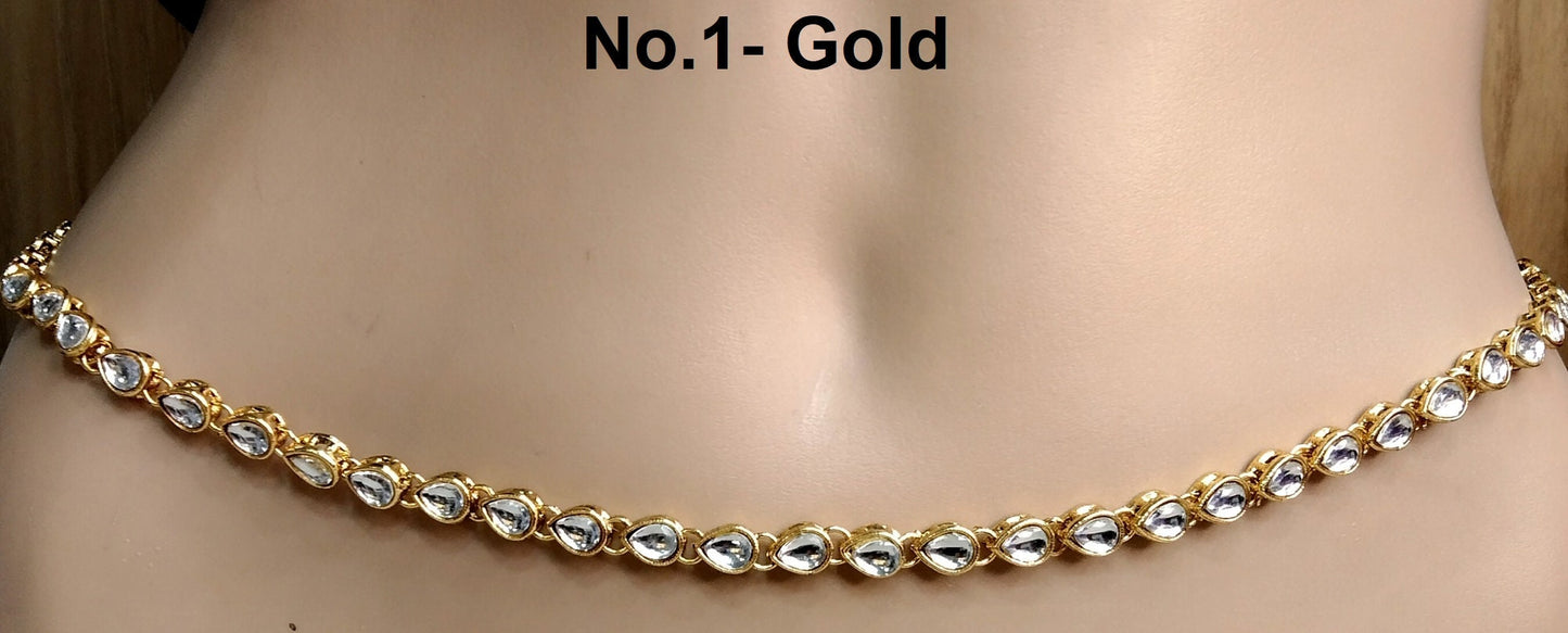 dark gold Belly Waist Sari Saree Chain Indian Jewellery Jewellery Kamarband bandh band Belt/Simple Body Chain Jewellery